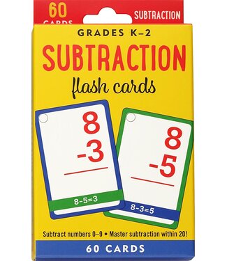 Peter Pauper Press Flash Cards Subtraction