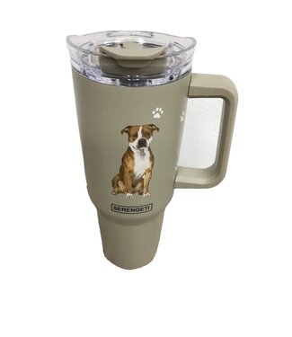 E&S Imports Pit Bull 40oz Tumbler With Handle