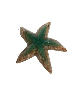 SS Handcrafted Art LLC Recycle Marble Resin Starfish 2Inch
