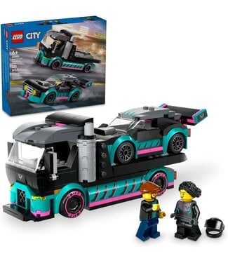 Lego (Toyhouse LLC) Race Car and Car Carrier Truck 328pc