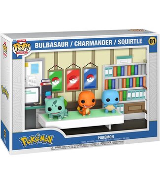 EE Distribution Pokemon Bulbasaur Charmander Squirtle Deluxe Pop! Moment