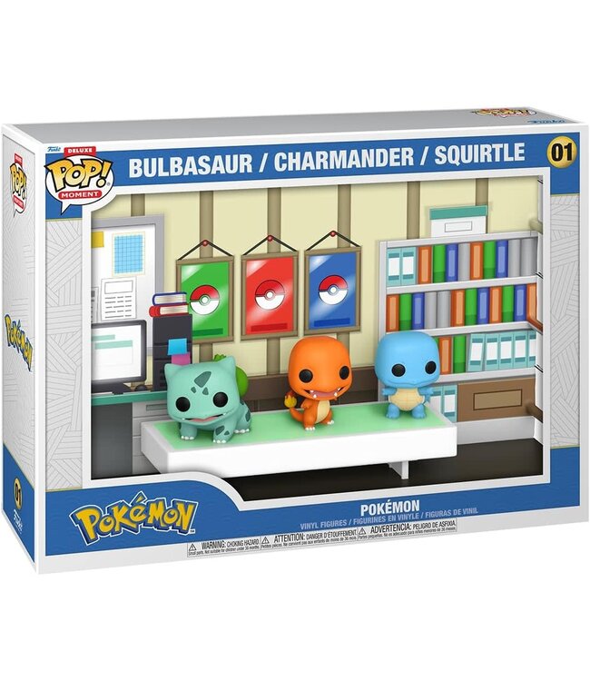 EE Distribution Pokemon Bulbasaur Charmander Squirtle Deluxe Pop! Moment