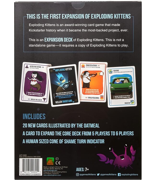 Asmodee Imploding Kittens Expansion Pack