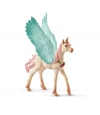 Schleich Decorated Unicorn Pegasus Foal Schleich Figure