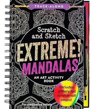 Peter Pauper Press Scratch And Sketch Extreme Mandalas