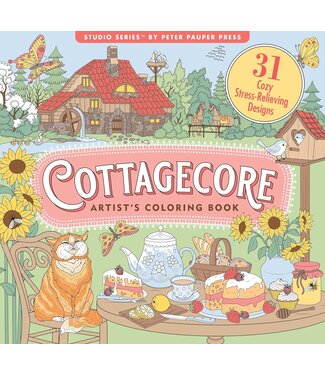 Peter Pauper Press Color Book Cottage Core