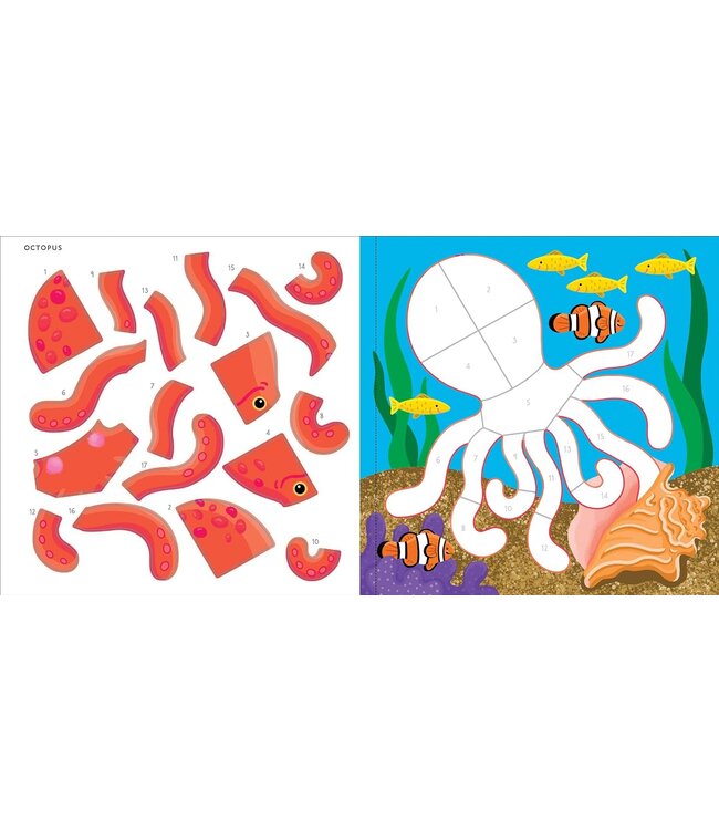 Peter Pauper Press First Color by Sticker Under The Sea