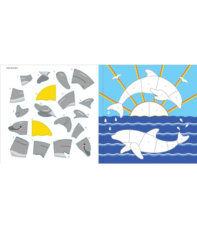 Peter Pauper Press First Color by Sticker Under The Sea