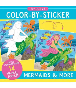 Peter Pauper Press First Color By Sticker Mermaids And More