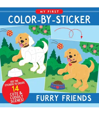 Peter Pauper Press First Color By Sticker Furry Friends
