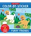 Peter Pauper Press First Color By Sticker Furry Friends