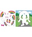 Peter Pauper Press First Color By Sticker Rainbow Magic
