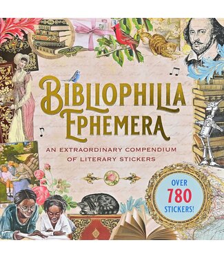 Peter Pauper Press Sticker Book Bibliophilia Ephemera