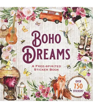 Peter Pauper Press Sticker Book Boho Dreams