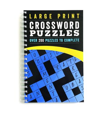 Cottage Door Press Large Print Crossword Puzzles Blue
