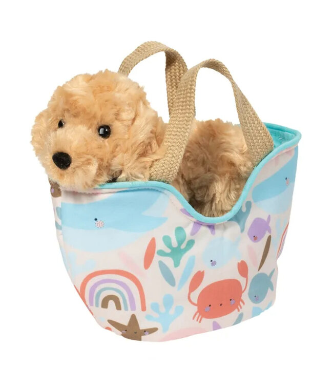 Douglas Company Under The Sea Sassy Sak With Golden Retriever