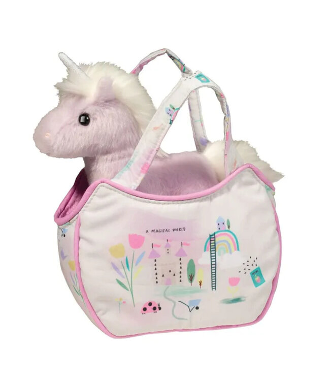Douglas Company A Magical World Sassy Sak With Lite Purple Unicorn