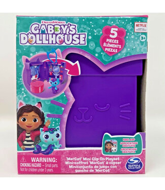 Spin Master Gabbys Dollhouse MerCat Mini Clip On Playset