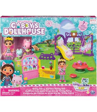 Spin Master Gabbys Dollhouse Playset Kitty Fairy Garden Party