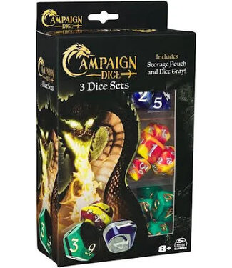 Spin Master Campaign Dice Sets With Storage Pouch
