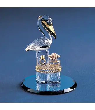 Glass Baron Pelican On Piling