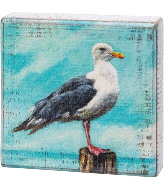 Primitives By Kathy Block Sign Seagull