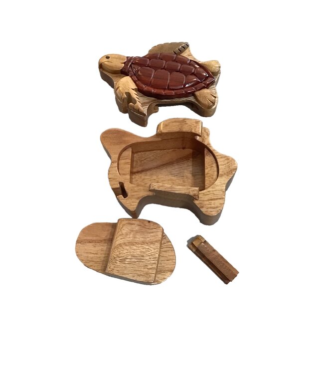 The Handcrafted Puzzle Box Sea Turtle