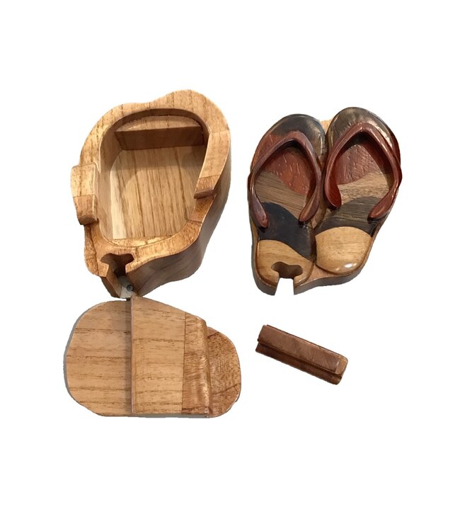 The Handcrafted Puzzle Box Flip Flop