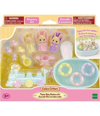 Epoch Triplets Baby Bath Time Calico Critters