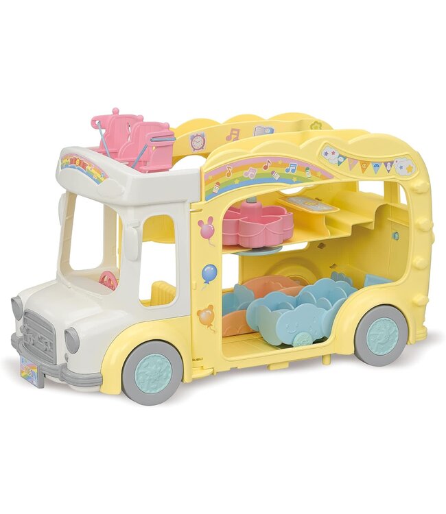 Epoch Rainbow Fun Nursery Bus Calico Critters