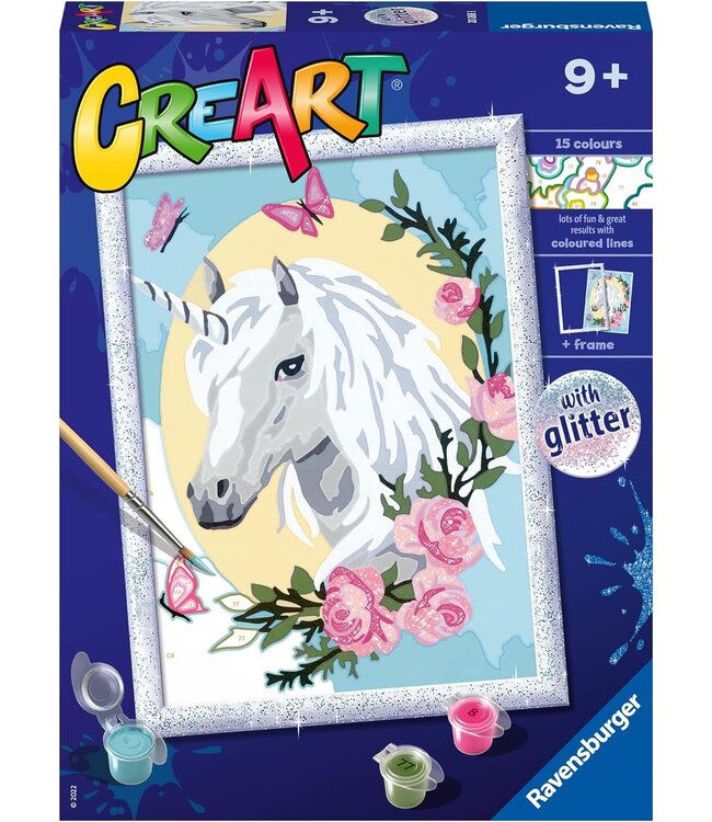 Ravensburger CreArt Unicorn Portrait Paint By Number