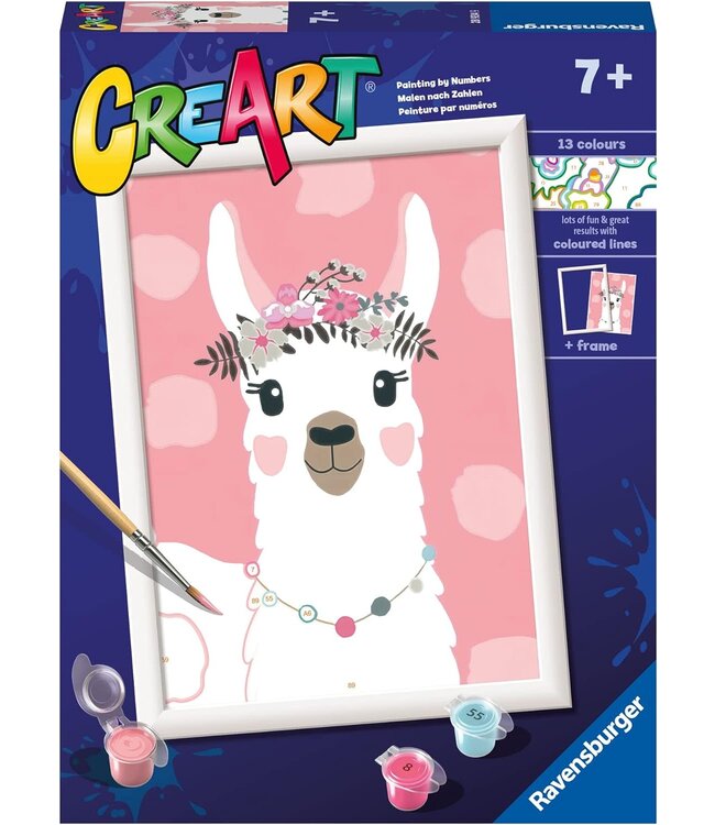 Ravensburger CreArt No Drama Llama Paint by Number