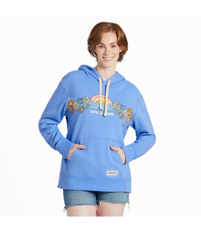 Life Is Good Womens Simply True Fl Sunrise Water Sc Cornflower Blue