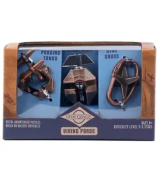 Project Genius Viking Force Metal Puzzle 3 Pack