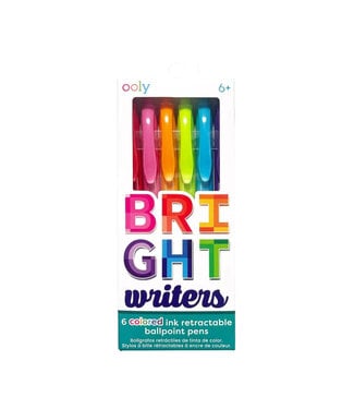 Ooly Bright Writers Colored Ballpoint Pens Set of 6
