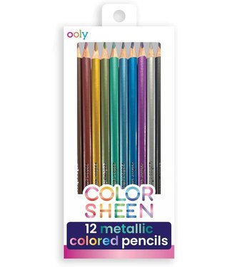 Ooly Color Sheen Metallic Colored Pencils Set of 12