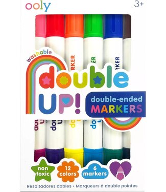 Ooly Double Up Double Ended Markers Set of 6 12 Colors