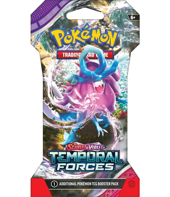 Southern Hobby Pokemon SV5 Temporal Forces Sleeved Booster