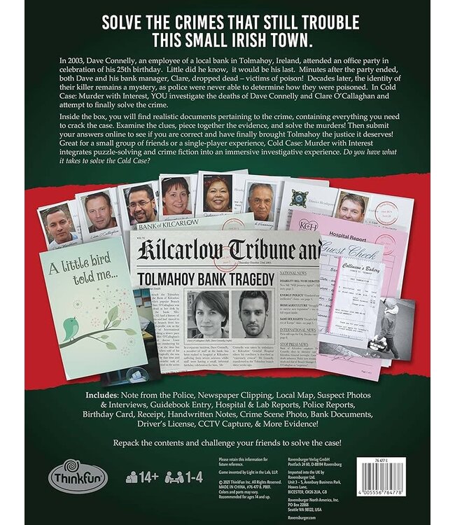 Ravensburger Cold Case Murder with Interest