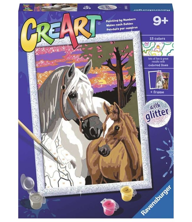 Ravensburger CreArt Sunset Horses Paint by Number