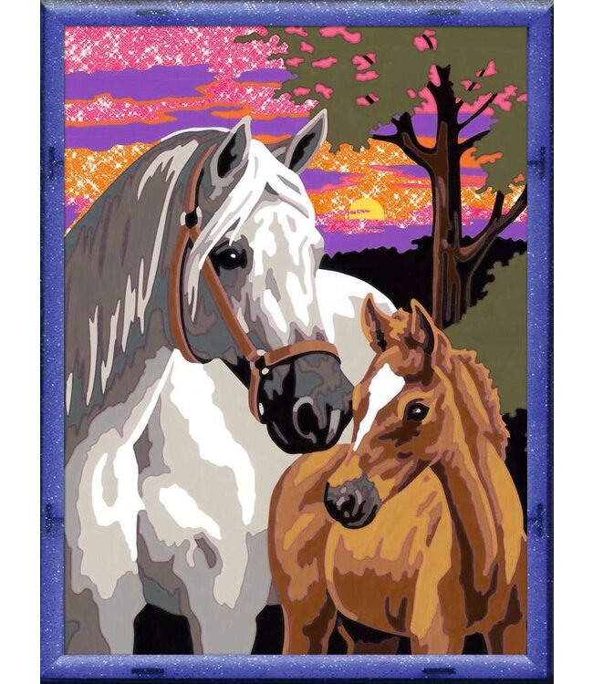 Ravensburger CreArt Sunset Horses Paint by Number