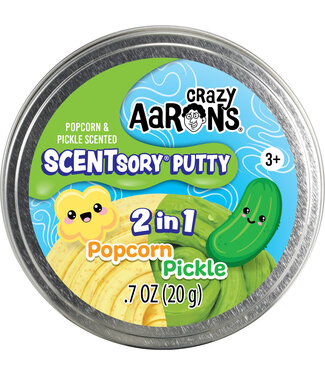 Crazy Aaron Enterprises Inc Putty World Scentsory Duos Tin Popcorn Pickle