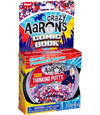 Crazy Aaron Enterprises Inc Comic Book Full Size 4inch Thinking Putty Tin