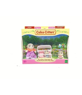 Epoch Calico Critters Paddy  & Padens Double Stroller Set