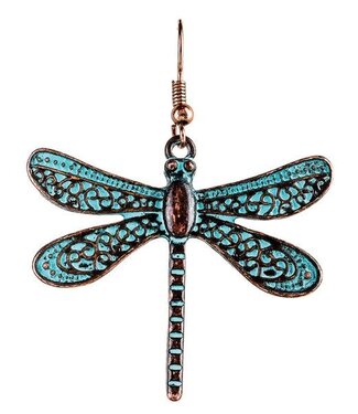 Rain Jewelry Patina Dragonfly Earring
