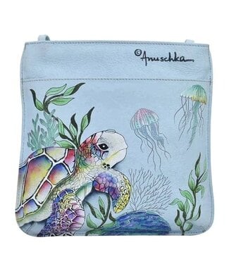 Anuschka Leather Handbag Underwater Beauty