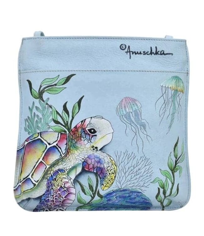 Anuschka Leather Handbag Underwater Beauty