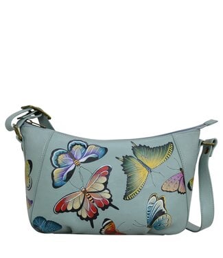 Anuschka Leather Handbag-Butterfly 670-BTH