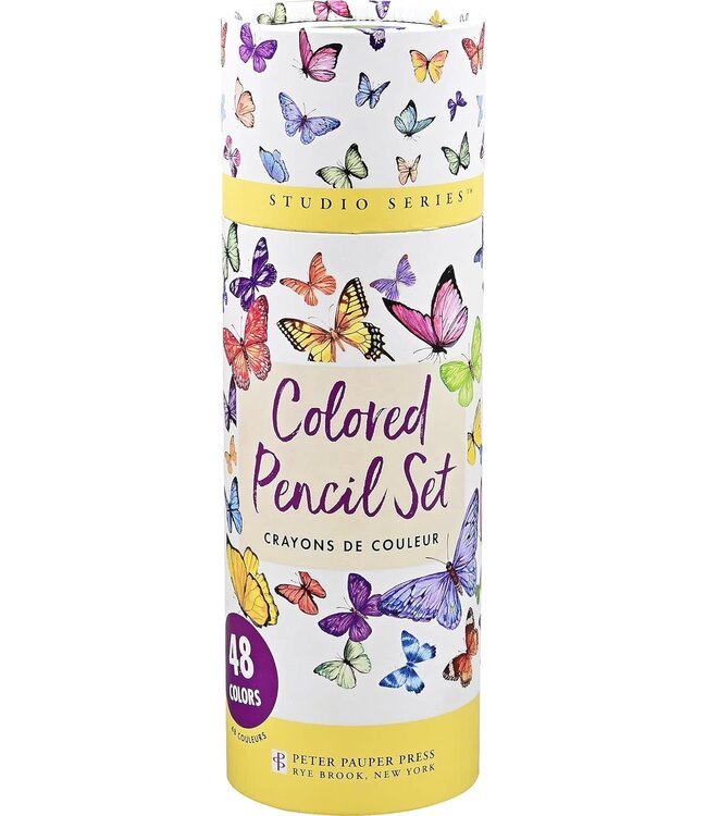 Peter Pauper Press Colored Pencil Set Of 48