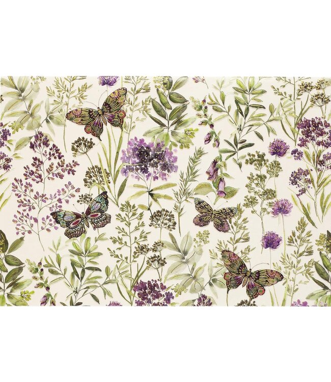 Peter Pauper Press Note Card Amethyst Butterflies
